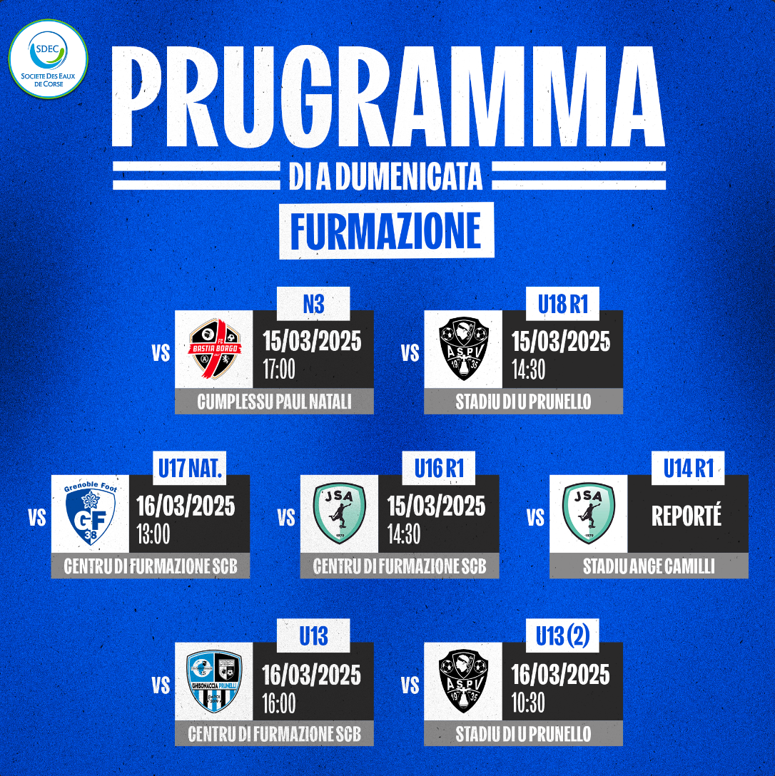 Furmazione : U Prugramma di a dumenicata !