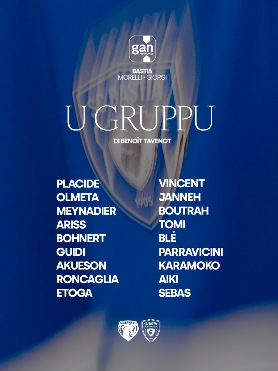 U gruppu per Le Mans FC-SC Bastia