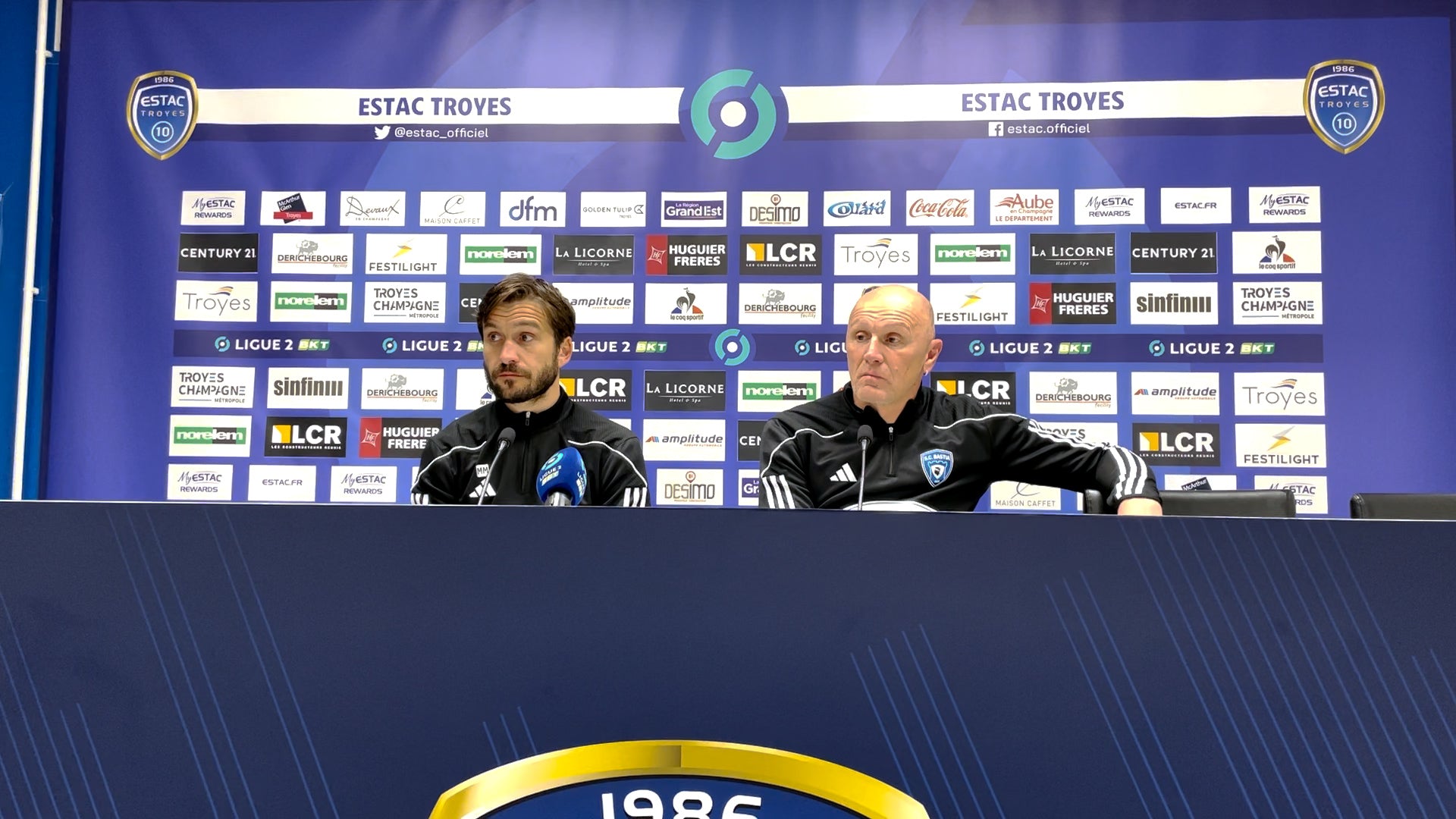 J28 | ESTAC Troyes 2-0 SC Bastia : Conf. de presse de Michel Moretti et Lilian Laslandes