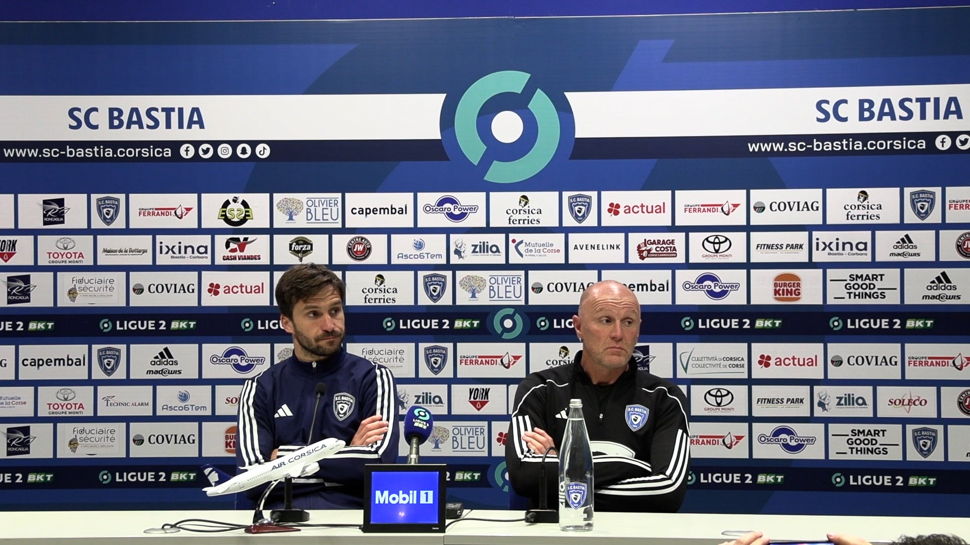 J25 | SC Bastia 0-2 Rodez AF : Conf. de presse de Michel Moretti et Lilian Laslandes