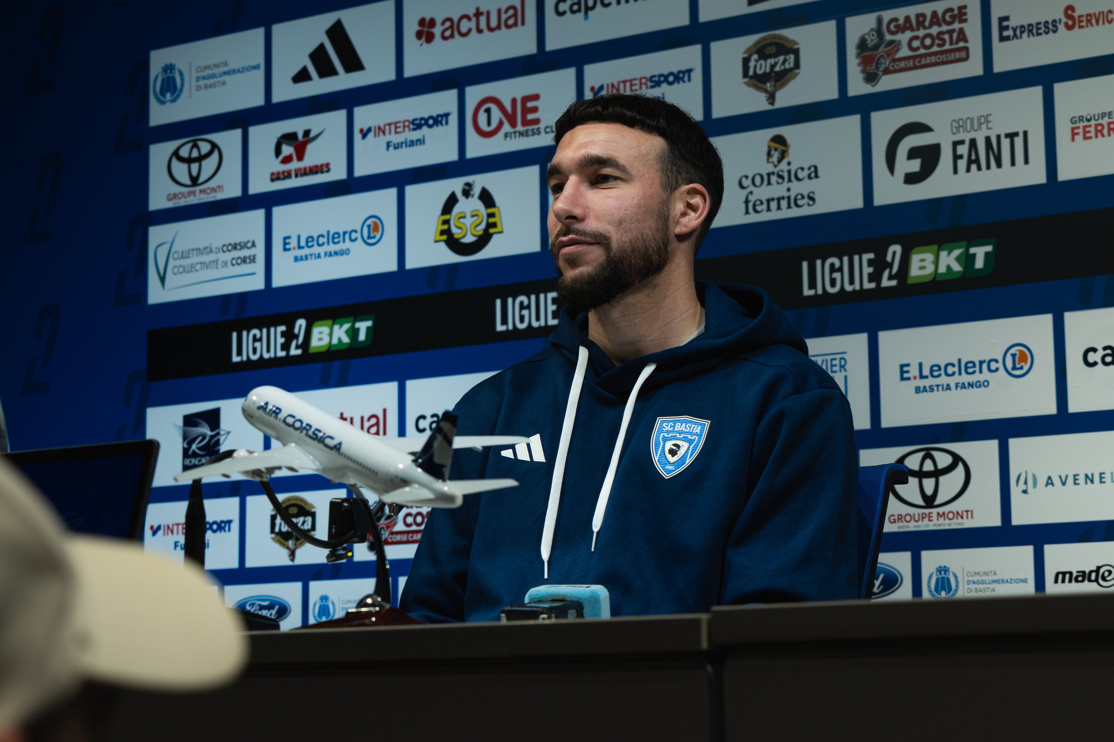 SC Bastia - ESTAC Troyes : Cunfarenza di stampa di Mehdi Merghem