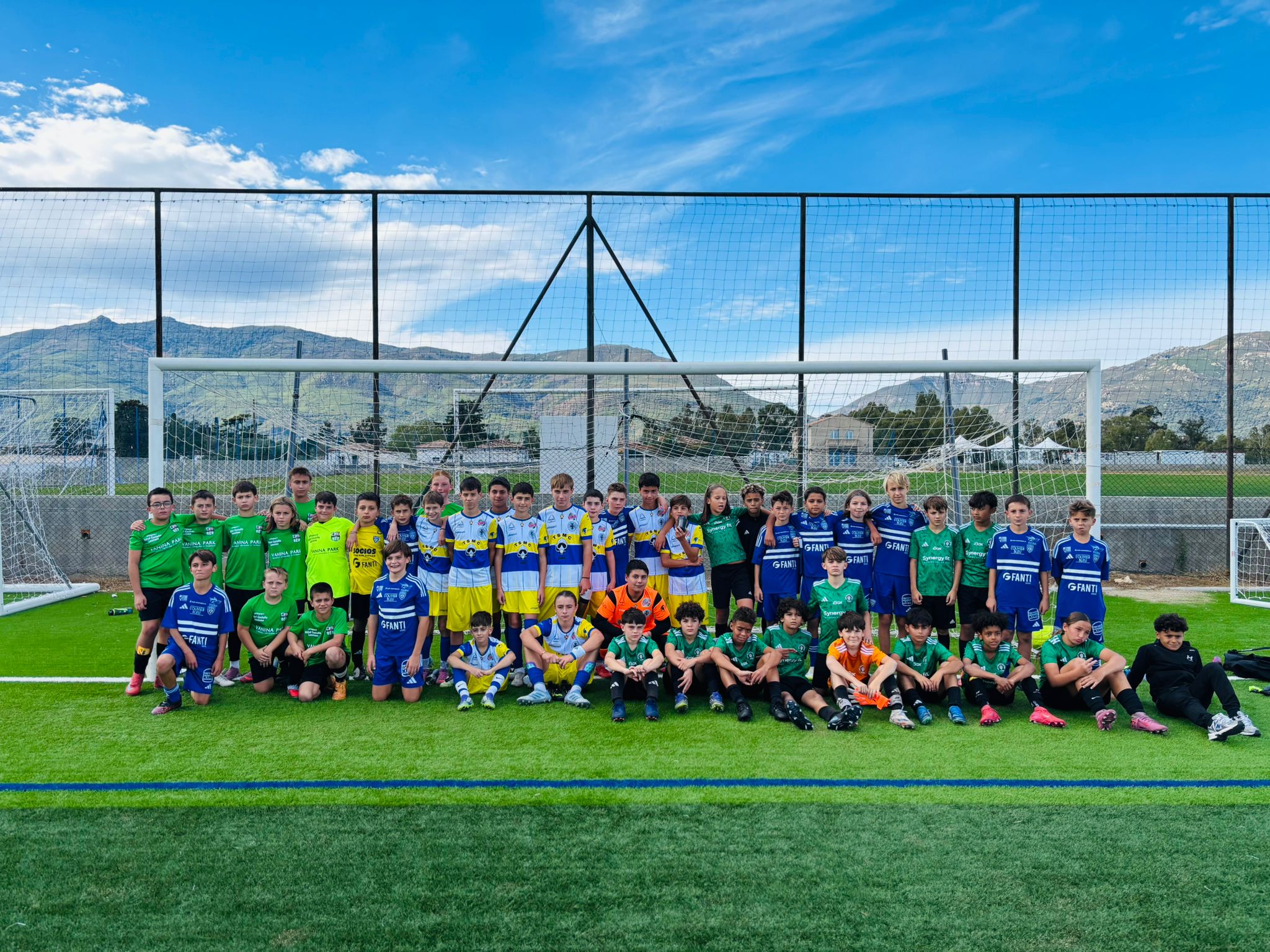 Échanges U12 au Country Club de Borgo