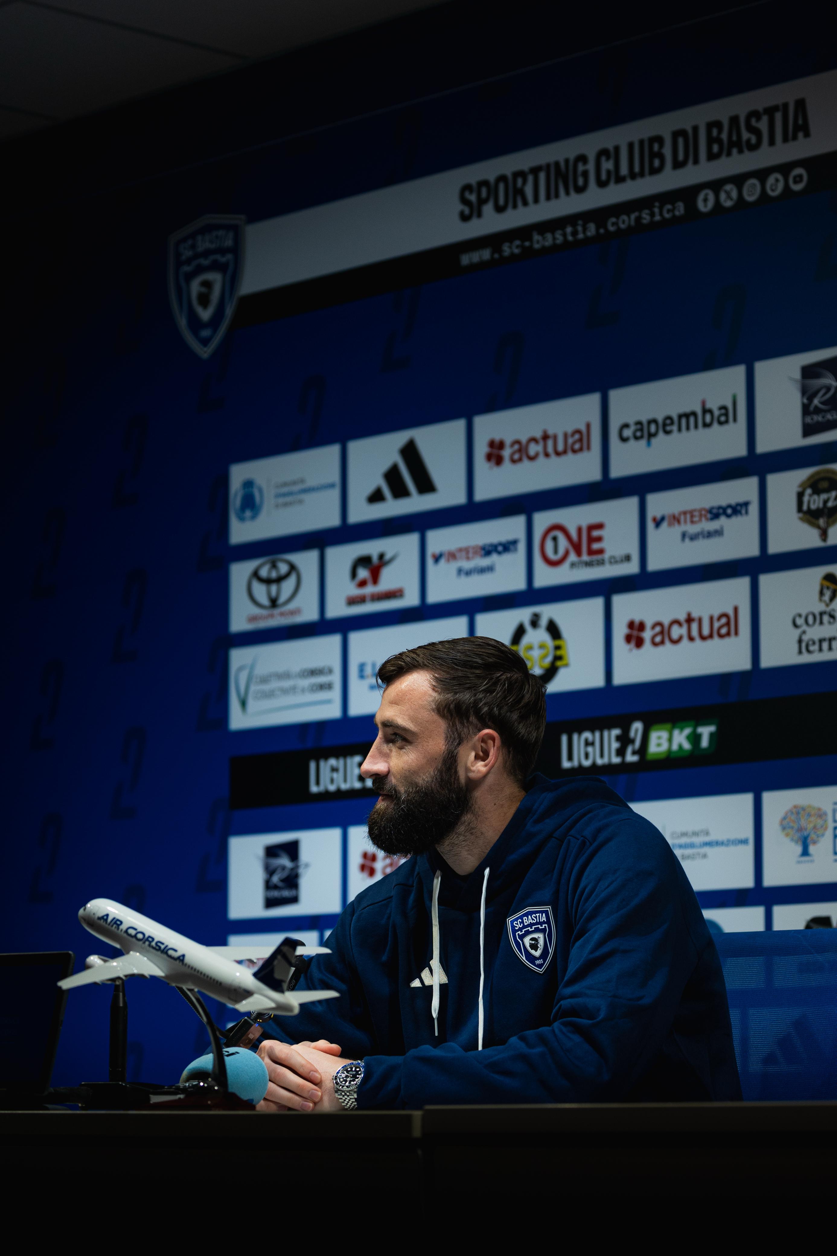 SC Bastia - US Boulogne : Cunfarenza di stampa di Joachim Eickmayer