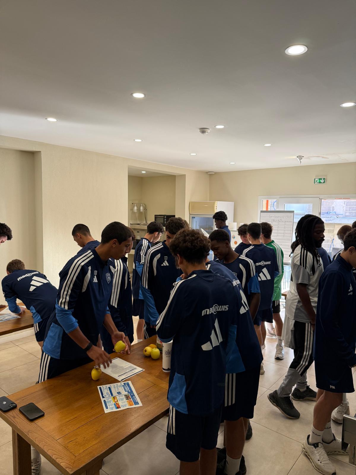 Les U17 du Sporting passent derrière les fourneaux !