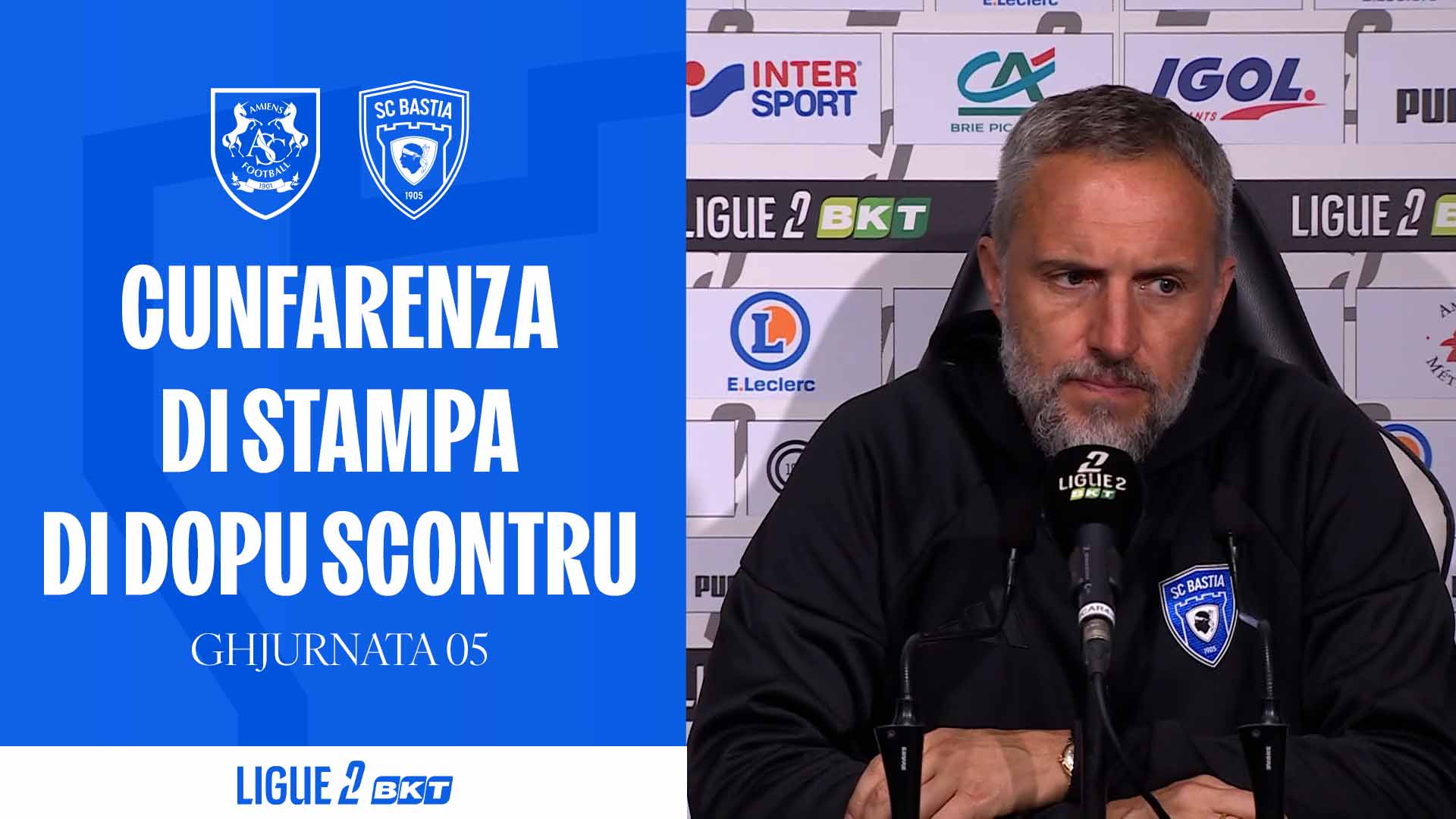 Amiens SC 0-0 SC Bastia : A Cunfarenza di stampa di dopu scontru di Benoît Tavenot