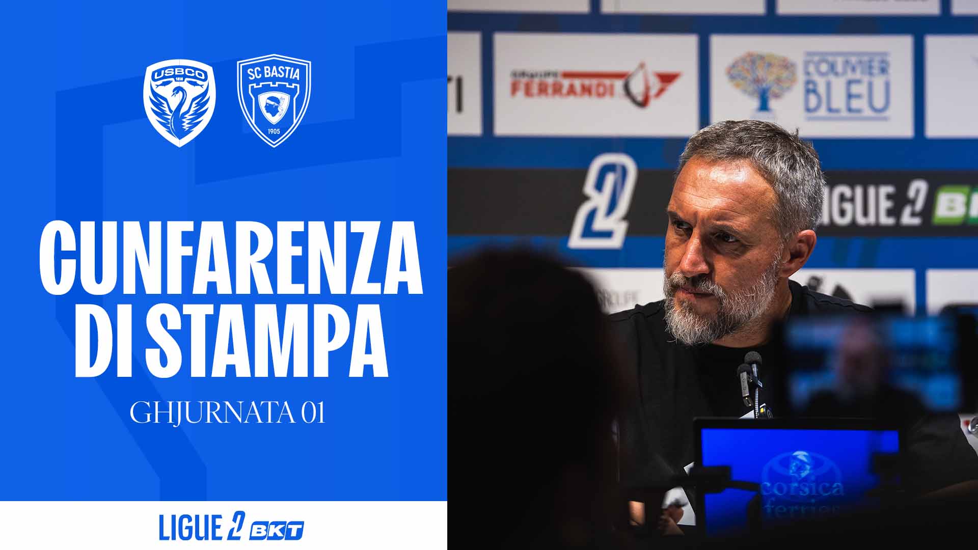 US Boulogne CO - SC Bastia : A Cunfarenza di stampa di Benoît Tavenot