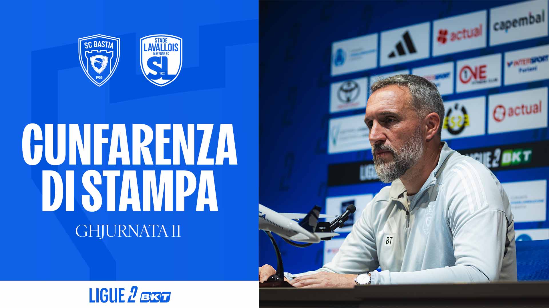 SC Bastia -Laval MFC : A cunfarenza di stampa di Benoît Tavenot