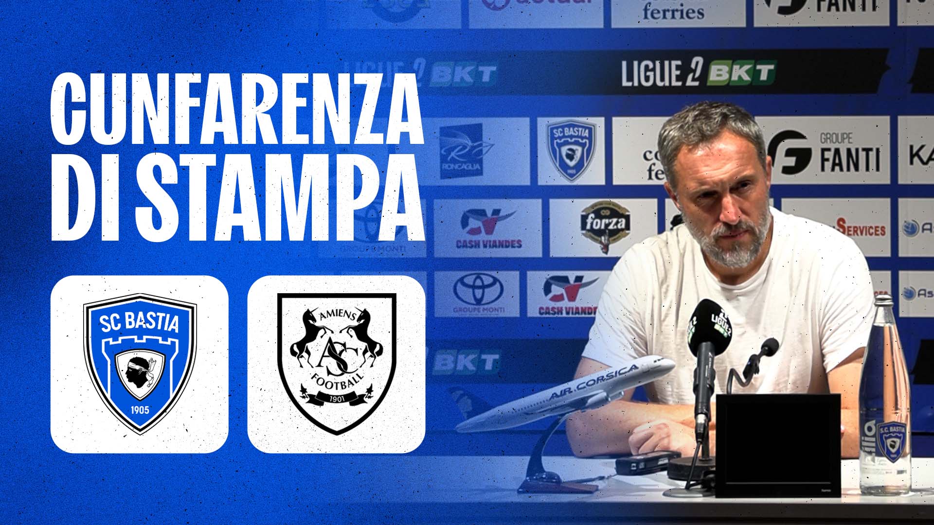 J2 | SC Bastia 1-0 Amiens SC : A Cunfarenza di stampa di Benoît Tavenot !