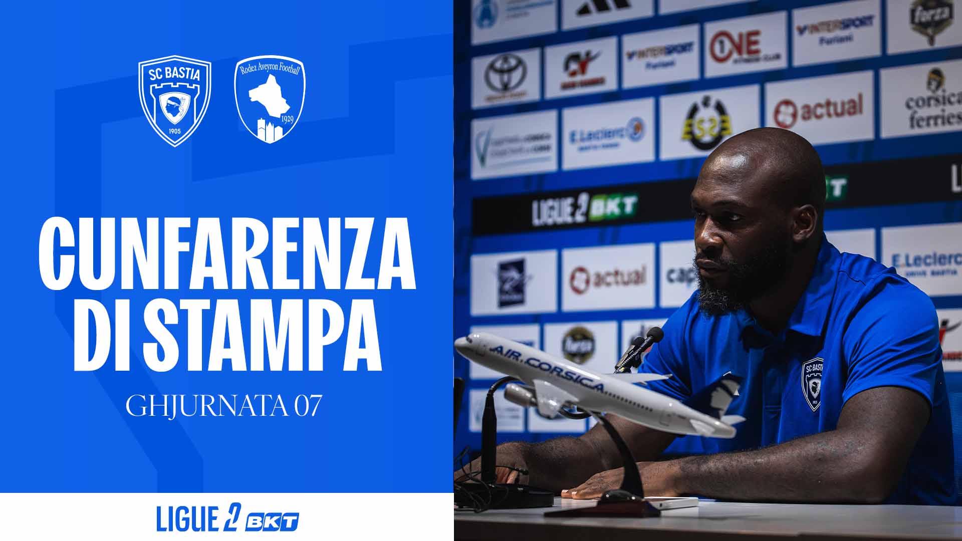 SC Bastia - Rodez AF : A Cunfarenza di stampa di Johny Placide