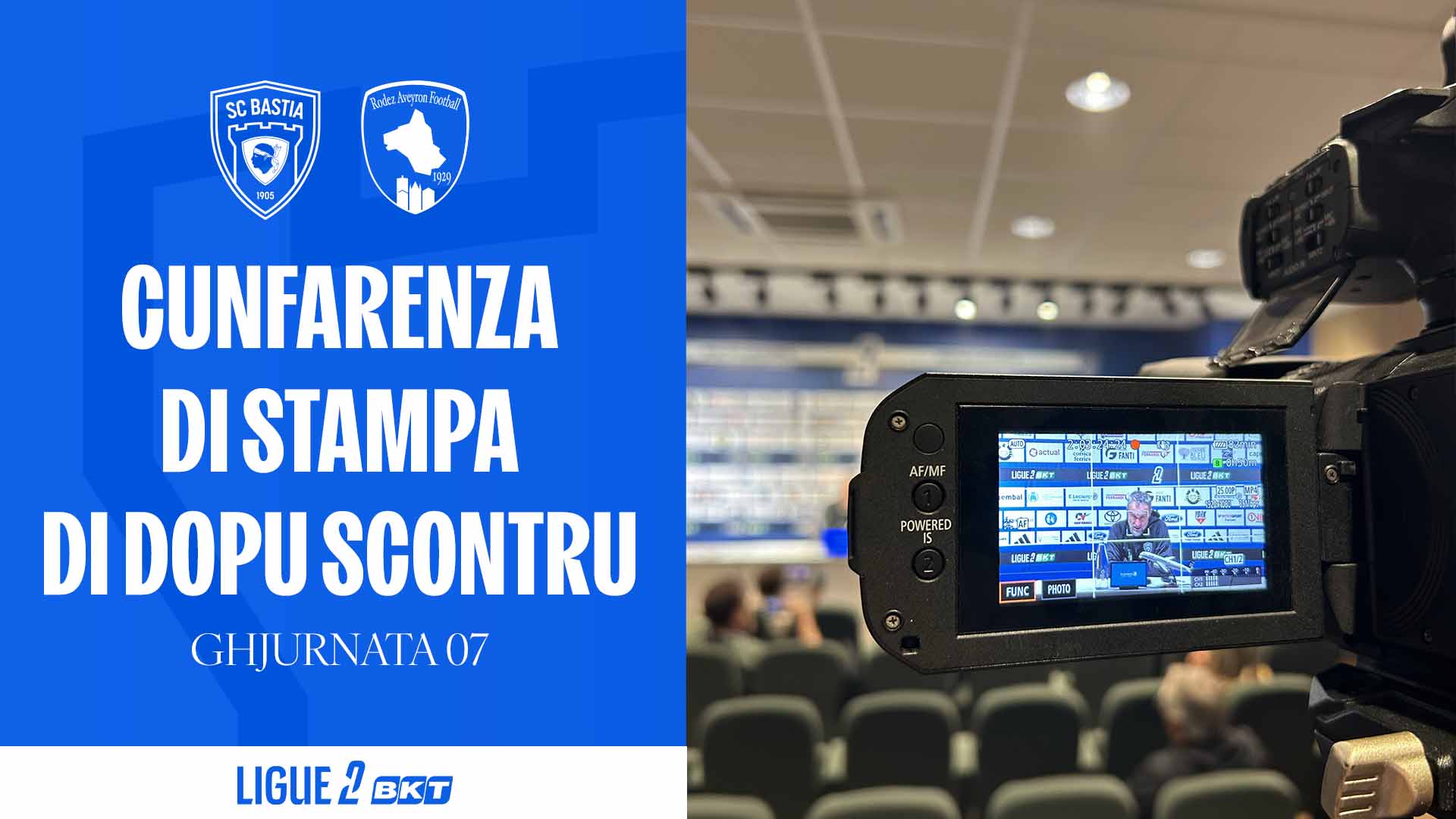 SC Bastia 2-3 Rodez AF : A cunfarenza di stampa di dopu scontru di Benoît Tavenot