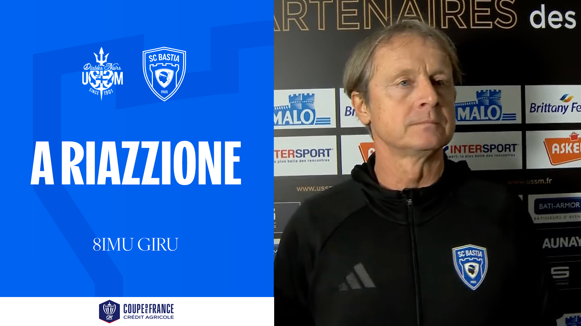 USSM-SCB : A riazzione di Réginald Ray