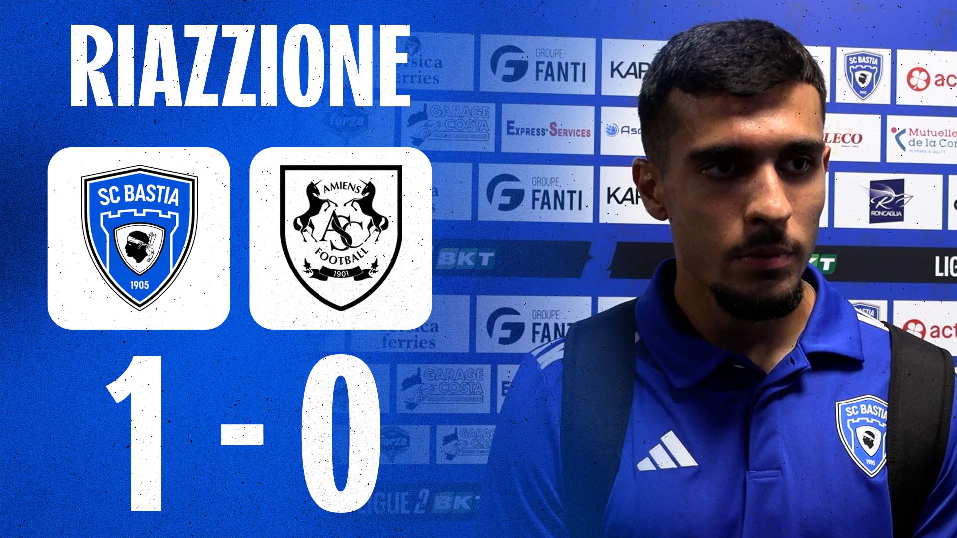 J2 | SC Bastia 1-0 Amiens SC : A Riazzione di Clément Rodrigues